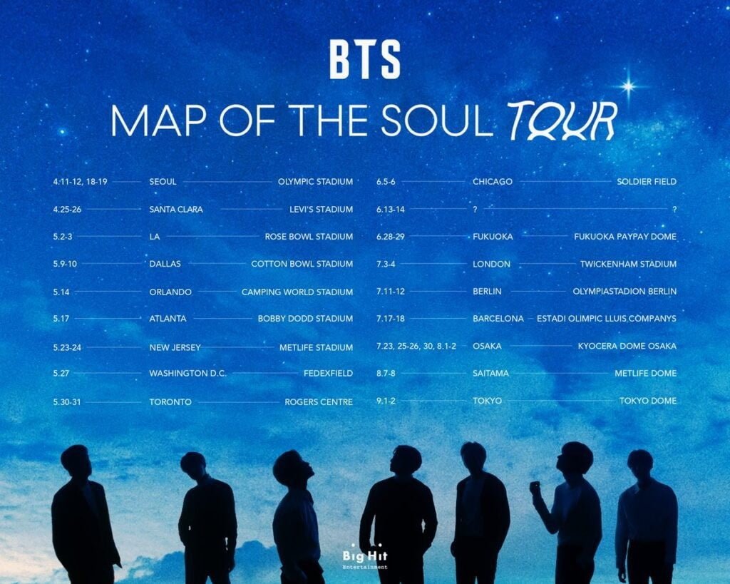 وكالة فرقة Bts تلغي جميع مواعيد الجولة العالمية Map Of The Soul كيبوب