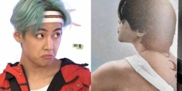 وشم القمر لجيمين bts يظهر أخيرا