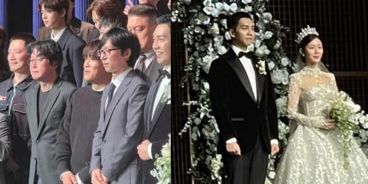 حفل زفاف الممثل لي سونغ جي , اليكم صور لحفلة زفافه و الحضور