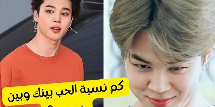 اختبار نسبة الحب مع جيمين ؟