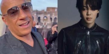 الممثل فين ديزل ينتشر بسرعة للترويج لأغنية جيمين BTS الجديدة