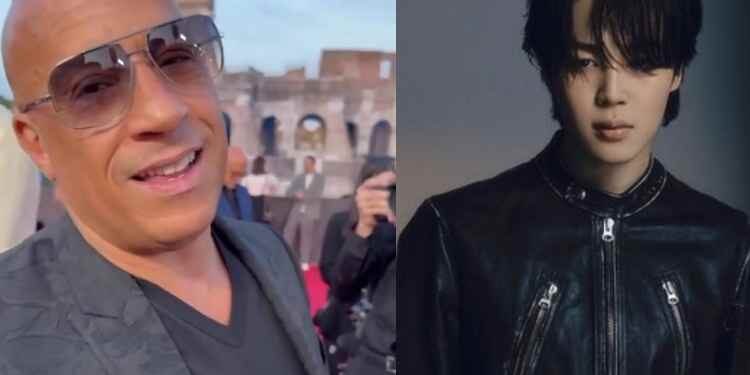 الممثل فين ديزل ينتشر بسرعة للترويج لأغنية جيمين BTS الجديدة