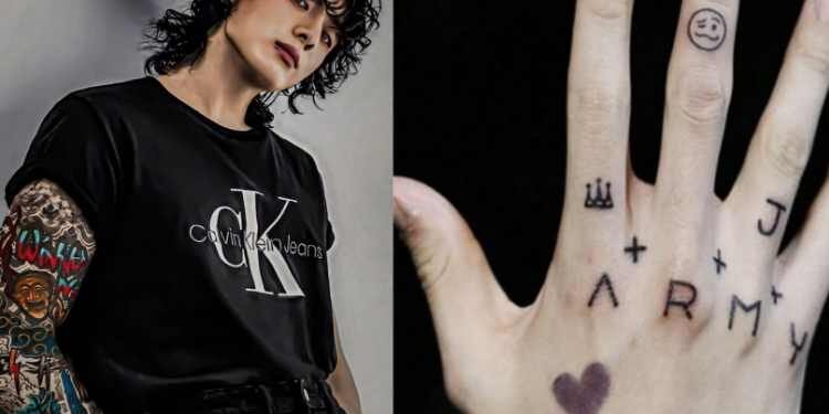 جونغكوك الايدول الاكثر جاذبية مع الوشم في استطلاع ياباني