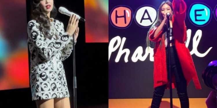 خلقت جيني بلاكبينك ضجة مع غنائها المباشر في حدث شانيل مرتين