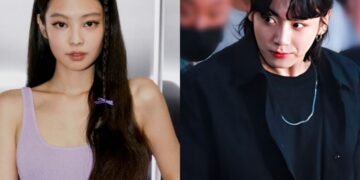 جيني و جونغكوك يتبادلان التحية في حدث Calvin Klein