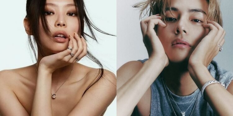 العلاقة الرومانسية بين جيني و تايهيونغ على مجلة ELLE فرنسا