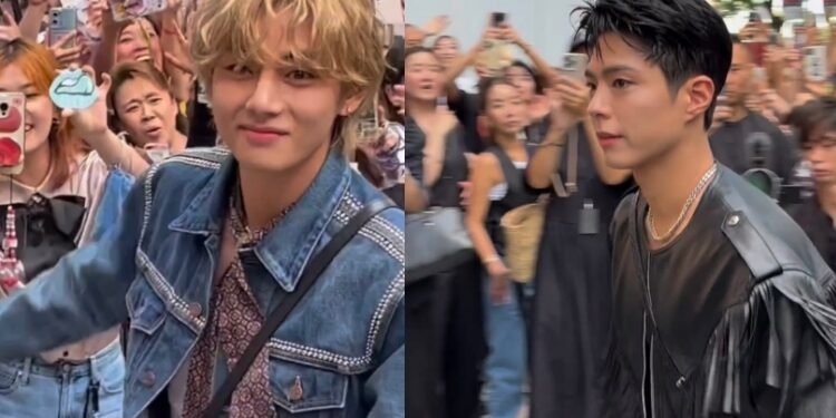 تايهيونغ و بارك بوقوم في حدث سيلين طوكيو