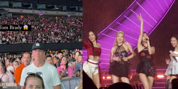 حضر توم برادي حفل بلاك بينك في نيوجيرسي