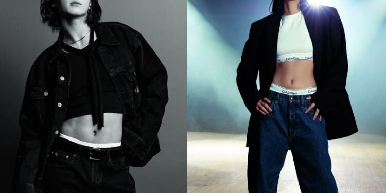 صور جونغكوك و جيني لصالح حملة كالفن كلاين ربيع 2023