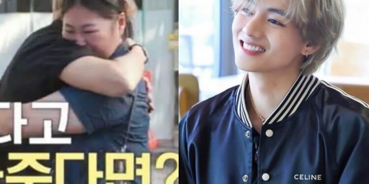لقاء تايهيونغ مع الفتاة المحظوظة : لحظات جعلت قلوب الارمي تذوب