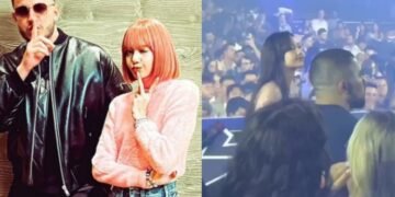 ليسا و ديجي سناك معا في ملهى لاس فيغاس