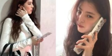 هان سو هي تستعمل هاتفا من الطراز القديم ” هل مازال متوفر حتى “