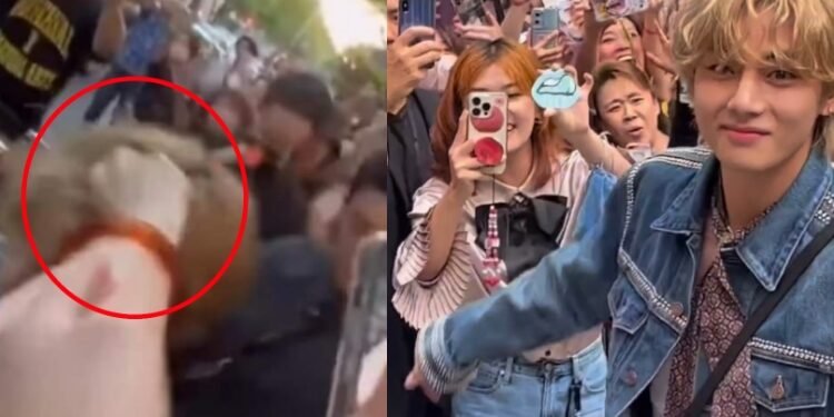 هل تم سحب تايهيونغ من شعره ؟ موقف يغضب الارمي