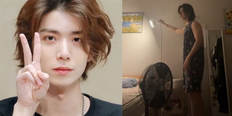 ارتدى هوي يونغ عضو SF9 ملابس شقيقته في بث مباشر