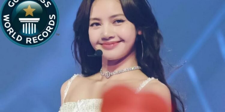 تحصل ليسا من بلاكبينك على رقم قياسي جديد في موسوعة غينيس