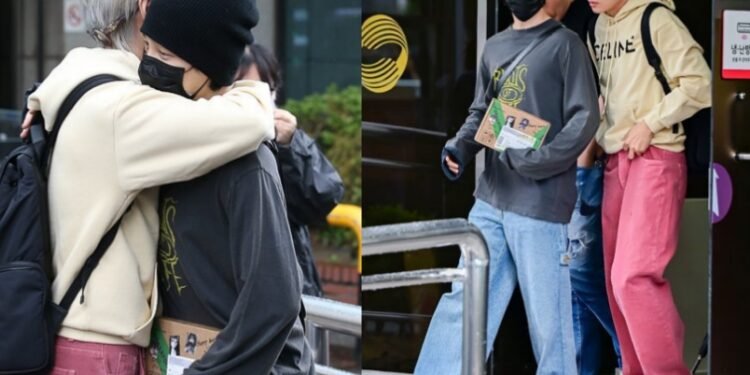 جيمين يدعم صديقه من bts تايهيونغ في ميوزيك بانك