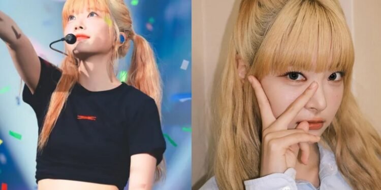 تسريحات مختلفة لشعر ماكني ليسيرافيم اونتشاي الأشقر الساحر