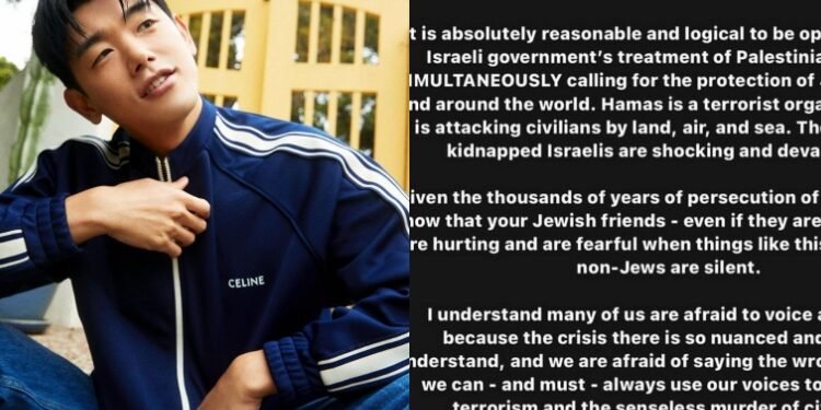 اريك نام يخاطب رد الفعل العنيف الناجم عن القضية الفلسطينية