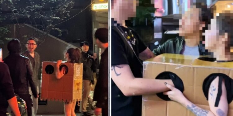 " المس ثدي " تثير فتاة الصندوق غضب الكوريين "