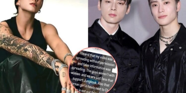 المعجبة التي أزعجت جونغكوك و جايهيون و تشا اونوو ترد على الانتقادات