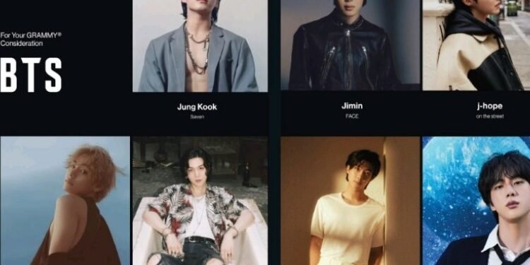 تقديم جميع اعضاء bts لترشيحات الجرامي 2024 : آراء الكوريين