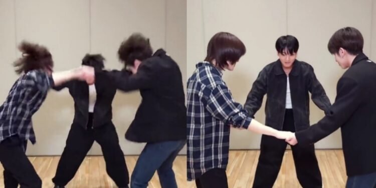 جونغكوك تايهيون و بومغيو في تحدي ممتع " من الماكني هنا "