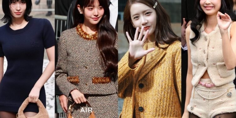 جيني يونا وونيونغ و مومو يسرقون الاضواء في أسبوع الموضة