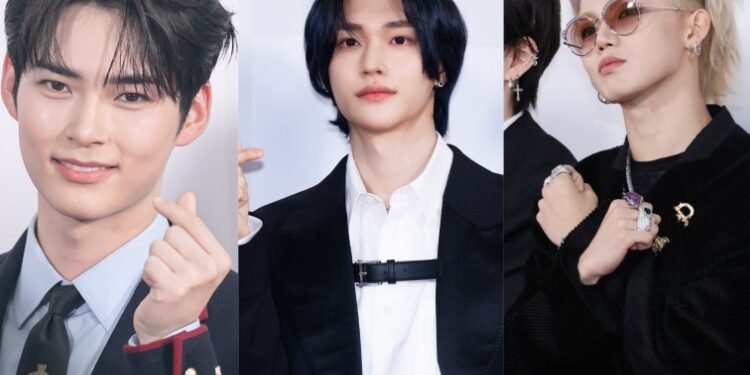 تريجر و زيروبيسون و ايتيز و رايز على السجادة الحمراء لحفل فاكت ميوزيك 2023