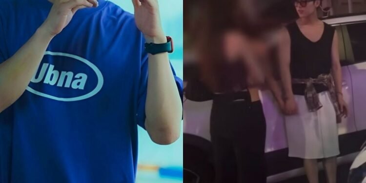 مقطع فيديو لممثل كوري مشهور وهو يدخن وهو يمسك بيد امرأة ينتشر بسرعة