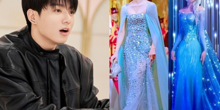 ازياء ليسا المستوحاة من ايلسا تذكر المعجبين بجونغكوك