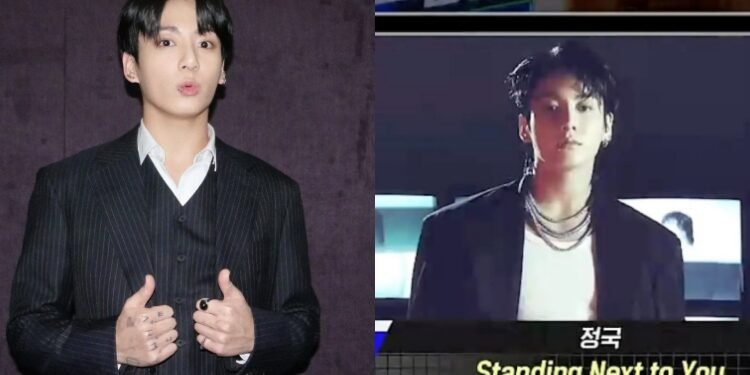 شاهد جونغكوك يؤدي ستاندينغ نكست تو يو على ام كونتداون + الفوز الثاني