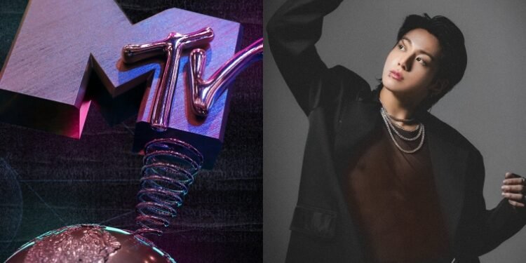 فاز جونغكوك بجائزة افضل اغنية عن Seven و كيبوب في حفل EMAs 2023