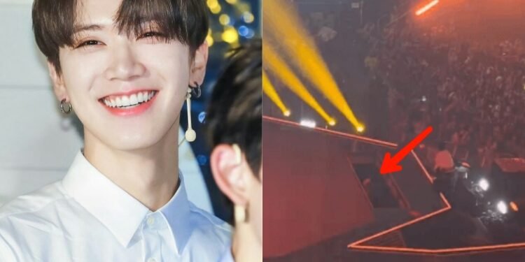 تين من انسيتي يقع في حفرة المصعد في حفل جايو دايجون 2023