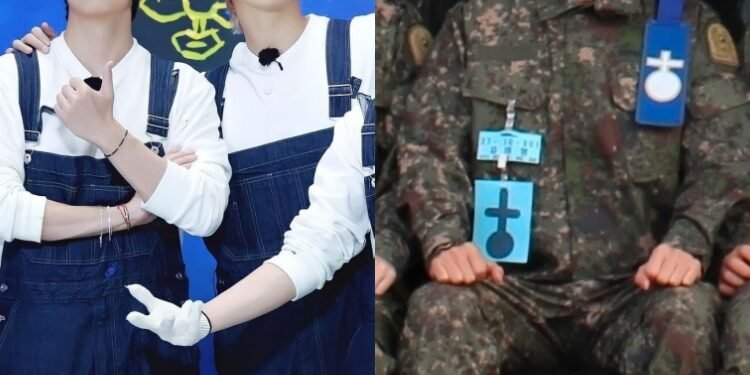 صور نامجون و تايهيونغ بالزي العسكري