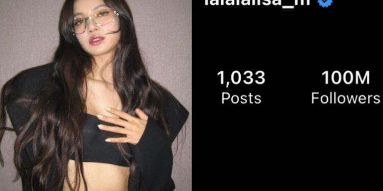 ليسا بلاكبينك تصل إلى 100 مليون متابع على الانستغرام