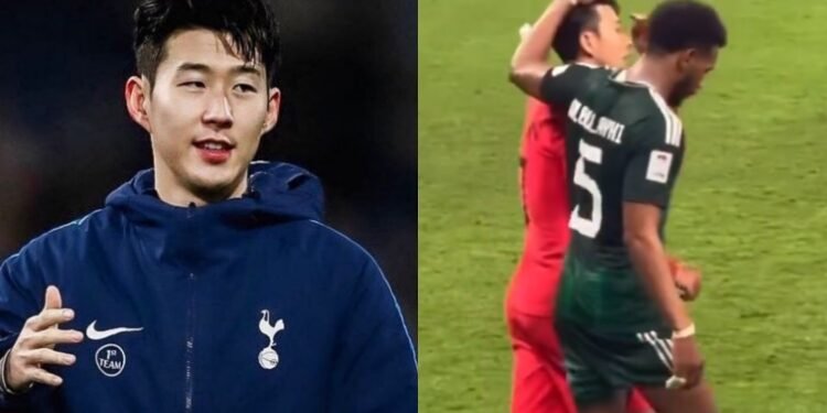 اللاعب السعودي البليهي امسك شعر سون هيونغ مين : آراء الكوريين