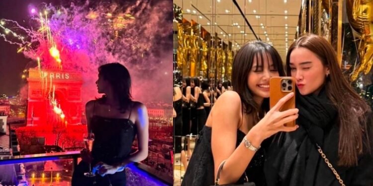 تحديثات ليسا بصور الاحتفال بالسنة الجديدة بباريس : آراء الكوريين