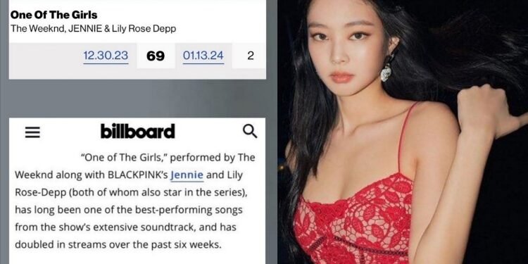 جيني ايدول الكيبوب الأنثى الأعلى تصنيفًا في مخطط بيلبورد هوت 100