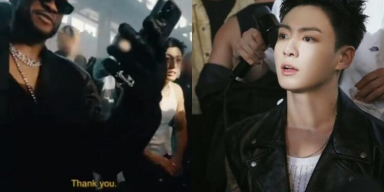 اشر يقدم ابنه لماكني بتس جونغكوك خلال تصوير ستاندينغ نكست تو يو : آراء