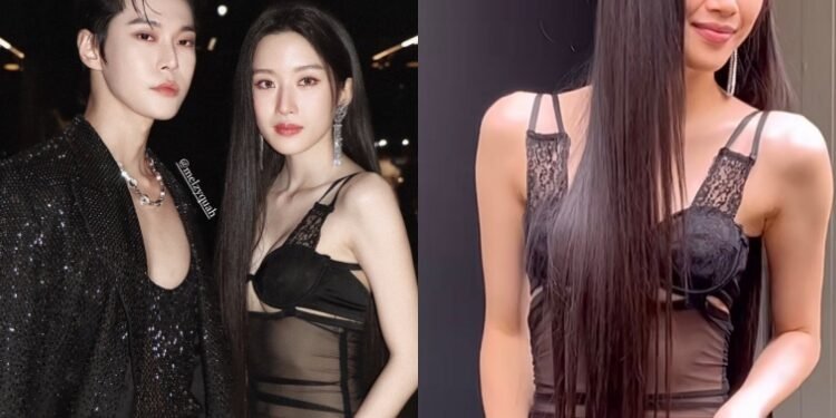 دويونغ يمنح الممثلة مون جا يونغ سترته بسبب فستانها الفاضح