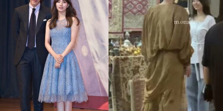 شوهد كيم ووبين و سوزي وهما يصوران دراما "كل شيء سوف يتحقق"