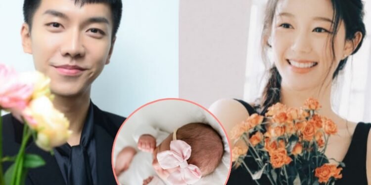 لي سونغ جي و لي دا ان يرحبان بميلاد ابنتهما