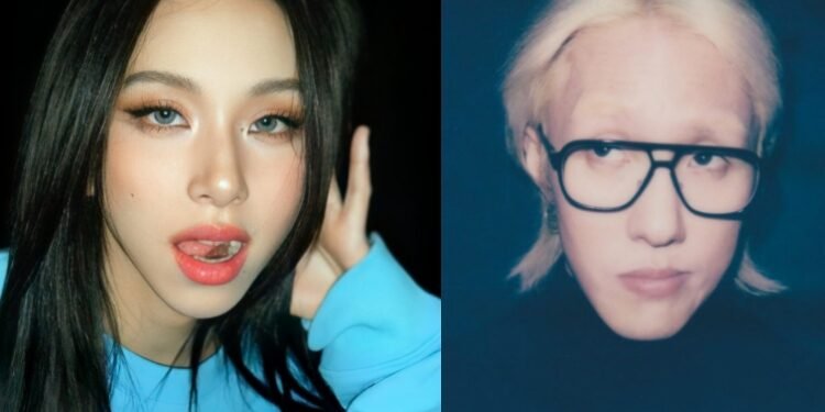 تشايونغ من توايس ( 24 سنة ).تؤكد علاقتها مع زيون تي (34 سنة ) : آراء الكوريين