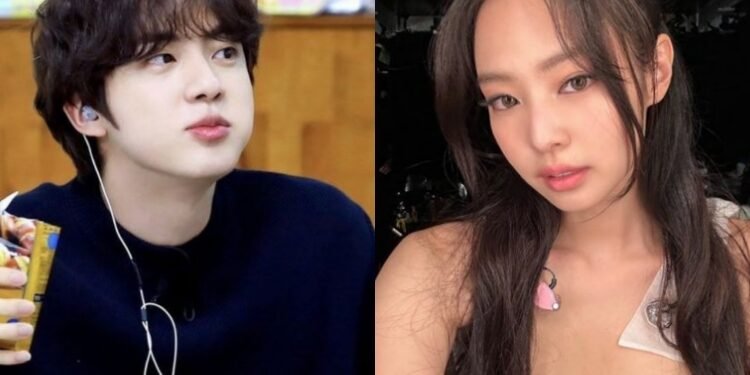 شوهدت جيني من BLACKPINK وهي "تروج" لراميون مع جين من BTS ؟