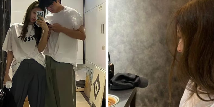 صورة تؤكد مواعدة تايهيونغ و جيني في مطعم و صورتهما معا أمام منزل تايهيونغ