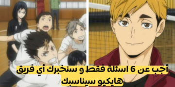 أي فريق هايكيو سوف تكون فيه ؟