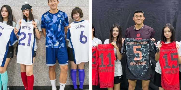 نيو جينز تلتقط صورًا لا تُنسى مع سون هيونغ مين وكيم مين جاي