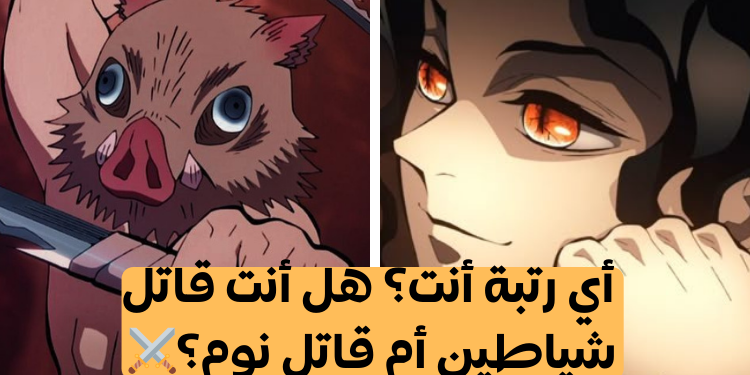 اختبار ما هي رتبتك في فيلق قاتلي الشياطين من انمي ديمون سلاير؟