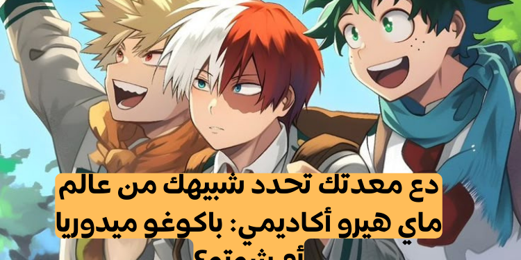ما هي شخصية ماي هيرو أكاديمي التي أنا عليها؟ باكوغو ميدوريا أم شوتو؟
