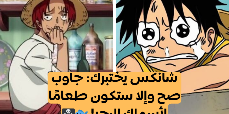 اختبار شانكس من ون بيس: ستقبض عليك البحرية إن لم تحصل على 10/10